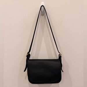 Vintage Coach Patricia’s Legacy9951Black Leather Flap Crossbody ShoulderBag USA